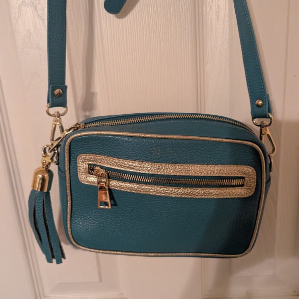 Noble McMillan Leather crossbody camera bag